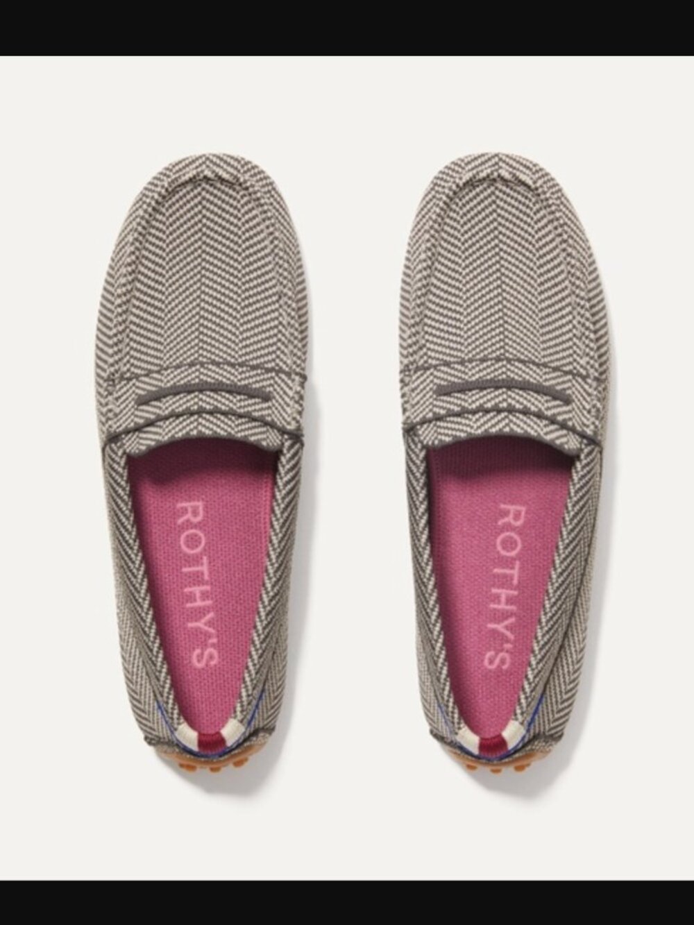 Rothy's The Driver Iron Herringbone Size: 9 - Picture 8 of 8